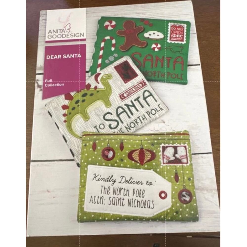 Dear Santa Letters Anita Goodesign Embroidery Design Machine CD